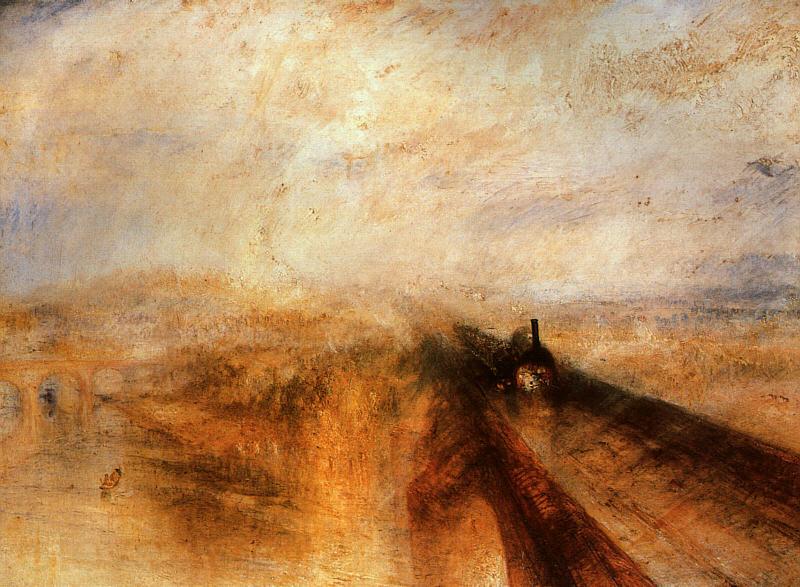 Joseph Mallord William Turner Rain, Steam and Speed The Great Western Railway Spain oil painting art